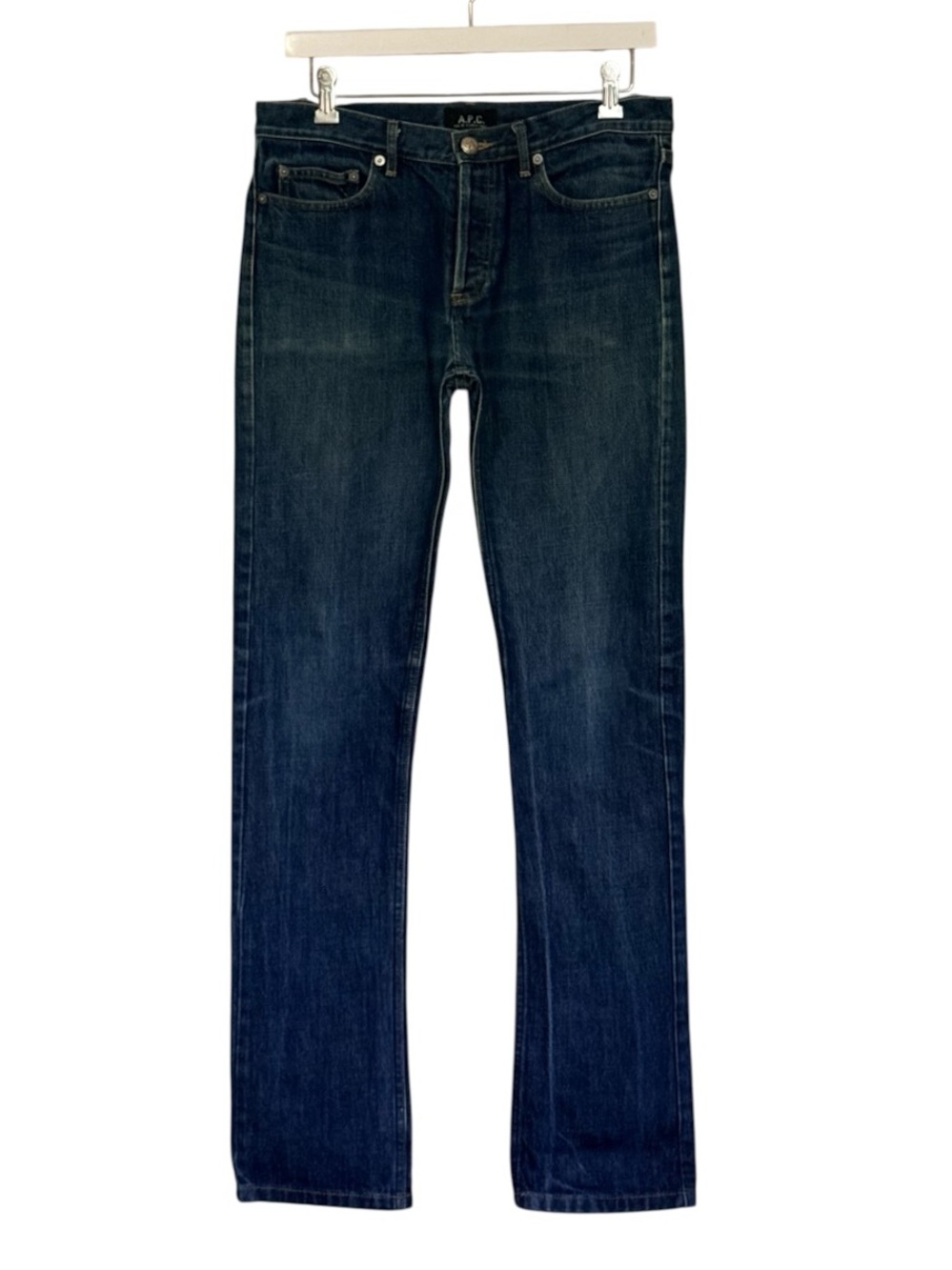 A.P.C. Rue De Fleurus Paris New Cure Jeans,Dark Blue,Slim Size 31